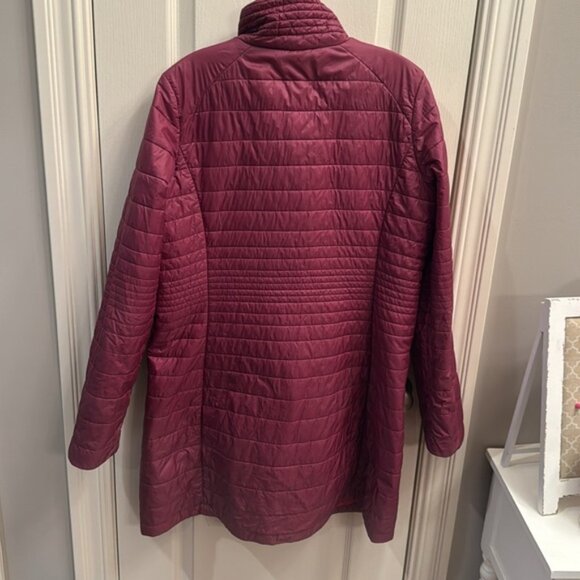 Patagonia Women's  Burgundy Maroon Parka Jacket Coat size XL - Picture 5 of 11